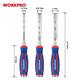 Набор стамесок-долото ударных WORKPRO (12, 20, 25 мм) CR-V PRO WP201301 - изображение 4