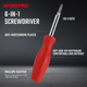 Отвертка 6 в 1 WORKPRO CR-V WP221066 - изображение 2