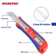 Нож сегментный усиленный WORKPRO 18 мм PRO WP212009 - изображение 4