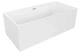 Ванна окремостояча MEXEN NITA 170x80 WHITE акрилова - зображення 1