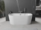 Ванна пристенная MEXEN OVAL 150x75 WHITE акриловая - изображение 2
