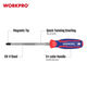 Отвертка крестовая WORKPRO PH3x150мм CR-V PRO WP221032 - изображение 2