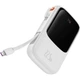 Портативна батарея Baseus Qpow Pro Digital Display Fast Charge Power Bank 20000mAh 22.5W PPQD030102 White - зображення 1
