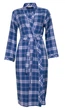 Халат женский Cyberjammies Eliza 4547 10 S Ярко-синий в клетку (5051877316928) - изображение 1