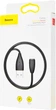 Кабель Baseus Small Pretty Waist Lightning 2.0A 1.2 м CALMY-01 Black (165755) - зображення 3
