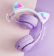 Наушники с котячими ушками CAT STN-28 PRO (White-Violet) - изображение 3