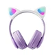 Наушники с котячими ушками CAT STN-28 PRO (White-Violet) - изображение 4