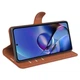 Класичний чохол-книжка Deexe Book Type для Motorola Moto G54 / G54 Power - Brown - зображення 3