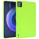 Защитный чехол Deexe Silicone Shell для Xiaomi Pad 6 / 6 Pro - Fluorescent Green - изображение 1