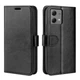 Класичний чохол-книжка Deexe Wallet Style для Motorola Moto G84 - Black - зображення 1