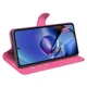 Чехол-книжка Deexe Book Type для Motorola Moto G54 / G54 Power - Rose - изображение 3
