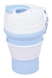 Складной силиконовый стакан с крышкой и трубочкой 350 мл Tonna Waist SKY - изображение 1