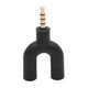 Переходник U-образный Alitek 4 пин 3.5 Jack - 2x3.5 Jack (M-F) аудио + микрофон (480970) - изображение 4