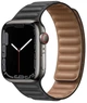 Ремешок Drobak Leather Link для Apple Watch All Series Ultra 2 49/45/44/42mm Black (191980) - изображение 1
