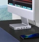 Концентратор 7 in 1 UGREEN CM522 RJ45 1000 Мбіт/с HUB USB 3,0 Type C 5 Гбіт/с SD/TF для iMac 24 (2021), MacBook, iPad Pro Air Silver (60378) - зображення 8