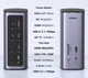 Док-станция 12-в-1 USB C UGREEN СМ555 HDMI 8K DisplayPort «ABCD» RJ45 PD100W для Mac OS 10Gb USB 3.1 HUB Pro (90325) - изображение 7