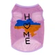 Майка для собак WAUDOG Clothes рисунок "Дом", сетка, S, B 30-33 см, C 18-21 см розовый - изображение 2