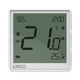 Natynkowy termostat internetowy ZigBee 3.0, zasilanie Li-ion 3,7V (biały) Engo EONE-BATW (5904665764152) - obraz 1