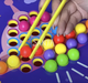 Мозаика детская, 4FUN Game Club, 84 элемента, 12 картинок-шаблонов, щипцы, кор 28*26*5см (67941) - изображение 4