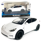 Игрушечная машинка металлическая Tesla Y, тесла, белая, звук, свет, инерция, откр двери, багажник, капот, Автоэксперт, 1:32, 14,5*6*6см (ТК-16723) - изображение 1