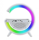 Колонкою Bluetooth 3W з бездротовою Qi зарядкою WOW BT-2301 3в1 Нічник LED лампа 256 режимів Біла - зображення 3