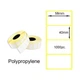 Поліпропіленова етикетка 58x40мм 1000шт. Polypropylene Thermal Transfer Labels - изображение 1