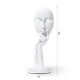 Статуетка декоративна Маска обличчя жіноче задумливе DH-ST-03 WHITE - зображення 8