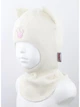 Шапка-шолом для дівчинки зимовий Beezy біла Арт.1450-025 -1р - зображення 2