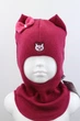 Шапка-шолом для дівчинки зимовий Beezy бордова Арт.1901-020-1р - зображення 1