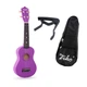 Укулеле Fzone FZU-002 (Purple) + чохол з утеплювачем, каподастр - зображення 1