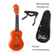 Укулеле Fzone FZU-002 (Orange) + чохол з утеплювачем, каподастр - зображення 2
