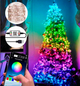 Светодиодная умная гирлянда Smart Роса RGB 200 LED с Bluetooth для елки, настройка каждого диода, от USB, 20м - изображение 3