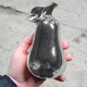 Керамічна статуетка сувенір "Груша", 8x14 см Сріблястий - зображення 1