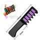 Набір крейди для волосся 10 шт Hair chalk Різнокольорові барвники для дітей та дорослих Безпечні - зображення 7