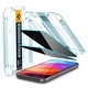 Защитное стекло Spigen Glas.TR "EZ FIT" (2 Pack) для iPhone 15 Plus Privacy (AGL06885) - изображение 2