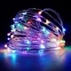 Світлодіодна гірлянда-нитка Крапля роси на батарейках 20 LED 2 м Різнокольоровий (37728899) - зображення 1