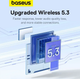 Бездротові Bluetooth навушники BASEUS Bowie W2i White - зображення 8