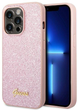 Панель Guess Glitter Script для Apple iPhone 14 Pro Max Рожевий (3666339065072) - зображення 1