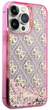 Панель Guess Liquid Glitter Transculent для Apple iPhone 14 Pro Max Рожевий (3666339116262) - зображення 3