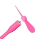 Мобильный вентилятор USB розовый - изображение 5