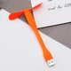 Мобильный вентилятор USB оранжевый, для подключения к повербанку, ноутбуку и др. - изображение 3