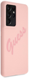 Панель Guess Script Vintage для Samsung Galaxy S21 Ultra Рожевий (3700740496084) - зображення 3