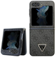 Панель Guess Leather 4G Diamond Triangle для Samsung Galaxy Z Flip 5 Чорний (3666339173890) - зображення 2