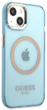 Etui plecki Guess Gold Outline Translucent MagSafe do Apple iPhone 13 Blue (3666339056988) - obraz 3