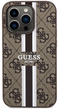 Панель Guess 4G Printed Stripes MagSafe для Apple iPhone 14 Pro Коричневий (3666339119799) - зображення 2