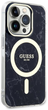 Панель Guess Marble MagSafe для Apple iPhone 14 Pro Чорний (3666339118303) - зображення 3