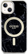 Etui plecki Guess Marble MagSafe do Apple iPhone 14 Plus Black (3666339127251) - obraz 2