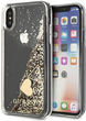 Etui plecki Guess Glitter Charms do Apple iPhone X/Xs Gold (3700740478578) - obraz 1