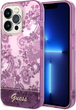 Etui plecki Guess Porcelain Collection do Apple iPhone 14 Pro Max Fuchsia (3666339064396) - obraz 1