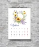 Календарь настенный перекидной НЕЖНОСТЬ АКВАРЕЛЬ 13 ЛИСТОВ ENTERSTORE 42х29.7 см (ART 240139) - изображение 7